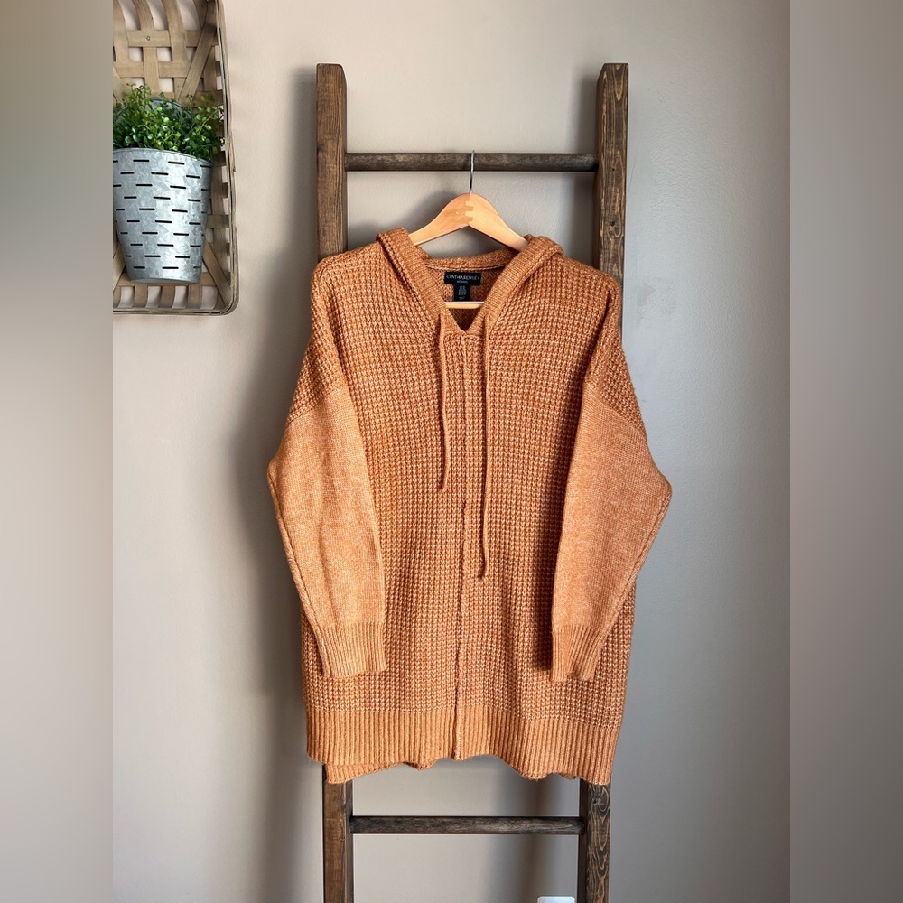 Cynthia Rowley Cottagecore Hooded Knit Sweater